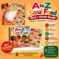 A to Z Soul Food Book + Sticker Bundle — $29.99